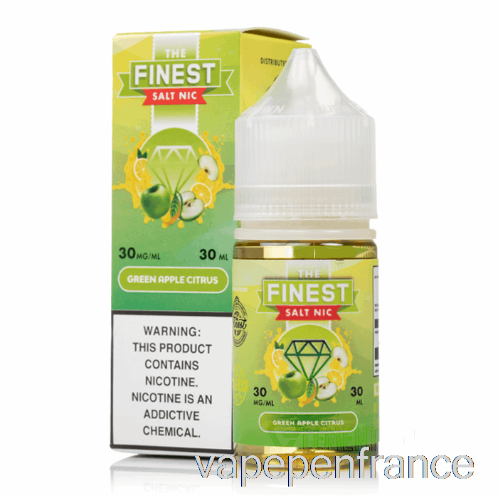 Pomme Verte Agrumes - La Meilleure édition De Bonbons Sel Nic - 30 Ml 50 Mg Stylo Vape